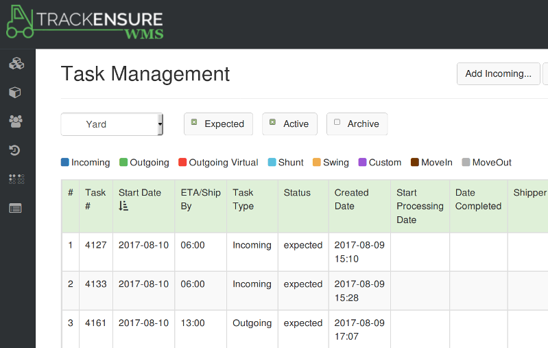 TrackEnsure WMS Integraged Yard Management